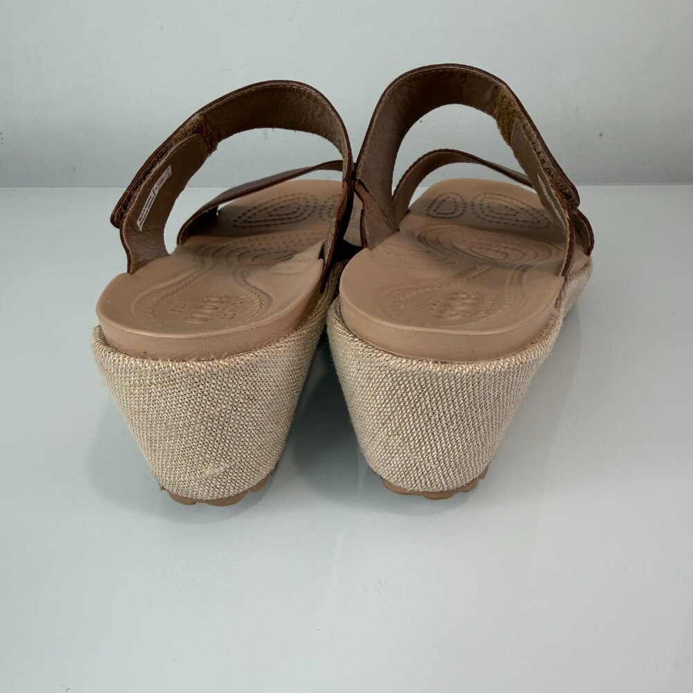Crocs A-Leigh 2-Strap Mini Wedge Sandal Womens Size 8 - Picture 7 of 14